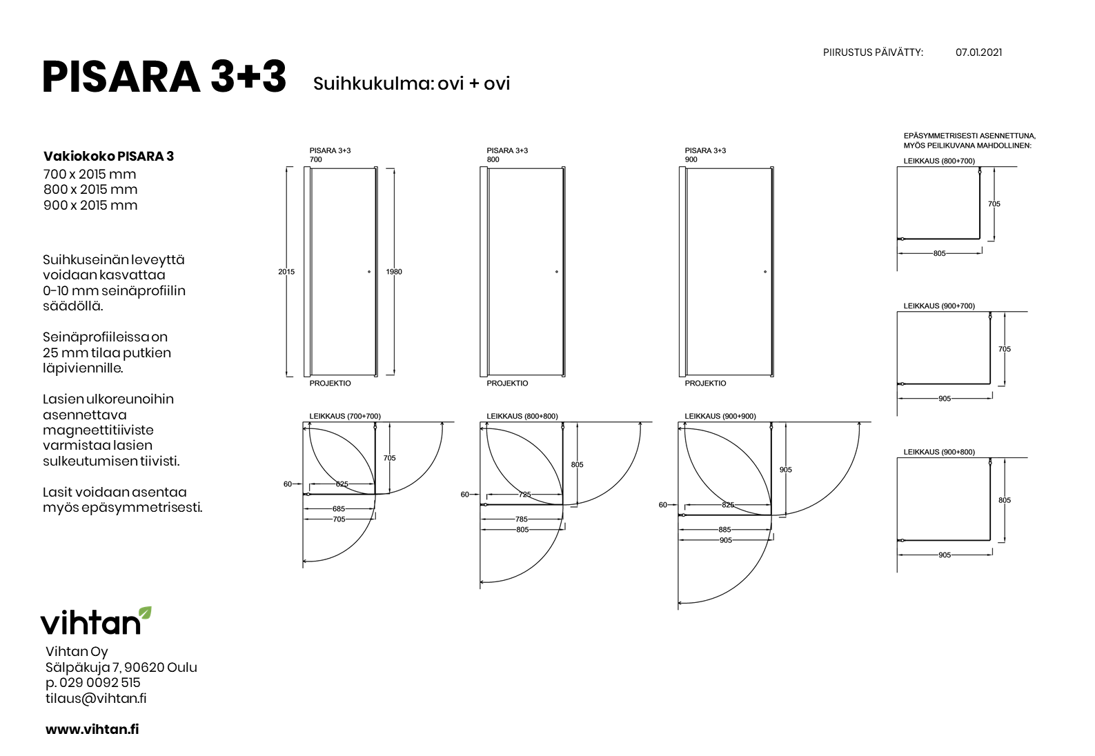 mittakuva_suihkukulma_PISARA 3+3